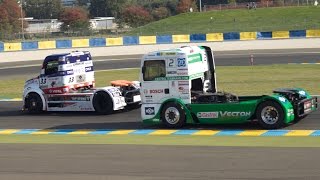 24 HEURES CAMIONS  Championnat Europe Camions FIA  circuit Bugatti du Mans 2015  Course 1 [upl. by Barthelemy]