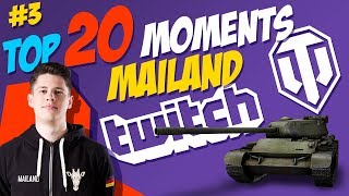 3 Mailand TOP 20 Moments  World of Tanks [upl. by Hseham]