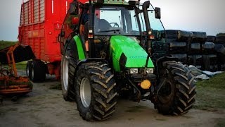 DeutzFahr Agrotron 106 85 DX 431  1e snede inkuilen  HD [upl. by Archer]