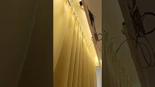 Wooden Pelmet For AC amp Curtain home carpenter shorts ytshorts youtubeshorts interior pelmet [upl. by Crudden]