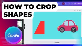 How To Crop Shapes On Canva  BEST Way [upl. by Rawna]