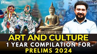 Art and Culture for Prelims 2024 By Vikas Ahlawat sirFormer IRS [upl. by Dyanne]