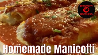 How Our Italian Grandma Makes Manicotti I The Best Manicotti Ive Ever Had [upl. by Columbus]