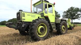 STRO PERSEN MET EEN MB TRAC 1000 EN EEN CLAAS MARKANT 65 [upl. by Jegar]