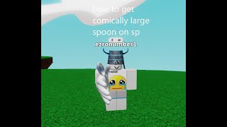 How to get comically large spoon shorts slapbattles roblox [upl. by Eittel]