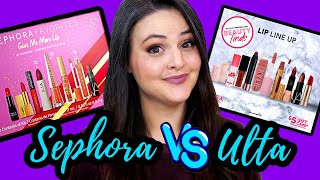 Sephora vs Ulta  LIP SET SMACKDOWN [upl. by Emmalynne]