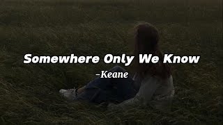 Keane  Somewhere Only We Know Speed Up [upl. by Eivi]