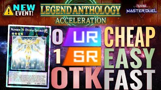 Legend Anthology Accelerations 0 UR 1 SR Cheapest Utopia 2 Cards OTK  YuGiOh Master Duel Decks [upl. by Bevon449]