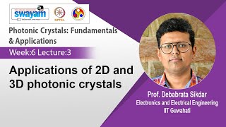 Lec 18 Applications of 2D and 3D photonic crystals [upl. by Inaej495]