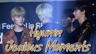 SKZ Hyunjin nd Jeongin Jealous Moments❤‍🔥✨ [upl. by Sauncho]