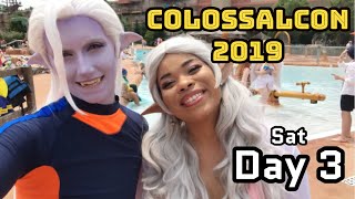 ColossalCon 2019  DAY 3  CON VLOG [upl. by Bel]