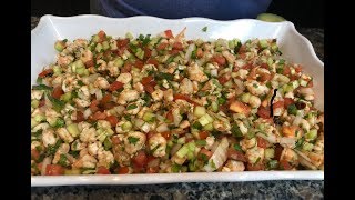 Ceviche de Camaron comida de cuaresma [upl. by Tita]