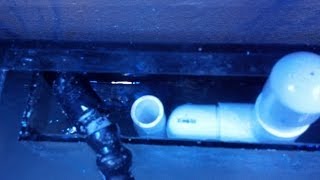 DIY HOW TO REEF TANK DURSO STAND PIPE SALTWATER MOVE [upl. by Elleret908]