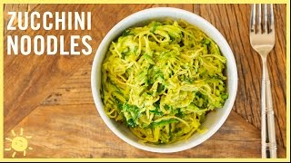 EAT  How to Make Zucchini Noodles 2 Ways [upl. by Peyton]