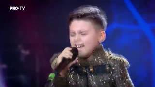 Gnarls Barkley  Crazy lyrics The Voice Kids Romania edition [upl. by Asemaj]