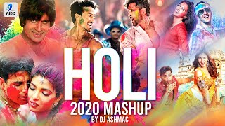 Holi Mashup 2020  DJ Ashmac  Holi Bollywood Songs  Holi Special Party Songs [upl. by Adai]