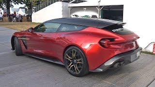 1 Million Aston Martin Zagato Shooting Brake  Lovely Exhaust Sounds [upl. by Arim]