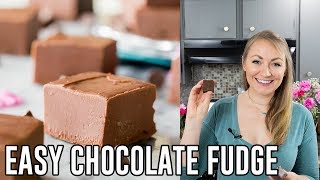 How to Make Easy Chocolate Fudge [upl. by Emmott740]