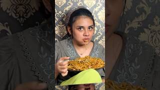 🍜 പൊന്നുമായി🥵 Noodles eating challenge 😰 shorts [upl. by Ynohtna]