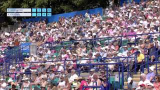 Yanina Wickmayers victory over Petra Kvitova at the 2013 Aegon International [upl. by Annahc]