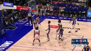 Gary Payton II and Moses Moody Defensive and Offensive Highlights vs Pistons  11623 [upl. by Lraed]