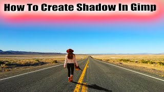 Gimp How to make a shadow of an object in Gimp [upl. by Aldred]