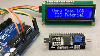 How to Use I2C LCD with Arduino  Very Easy Arduino LCD I2C Tutorial  Arduino 16x2 LCD I2C Tutorial [upl. by Glassco]