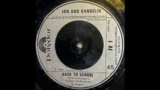 Jon And Vangelis  Back To School 1981 [upl. by Eiffe]