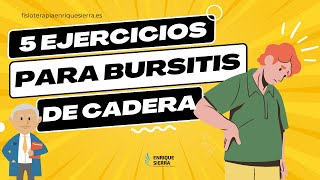 Bursitis de CADERA ejercicios HACER EN CASA 🏠 [upl. by Bywoods]