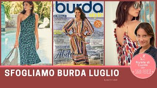 Sfogliamo Burda 7 2020  Burdastyle Luglio  Burda Style July 2020 [upl. by Struve]