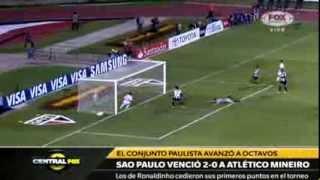 Sao Paulo 2  0 Atlético Mineiro Copa Libertadores 2013 [upl. by Karr906]