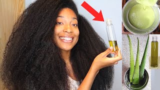 How To Properly Make Aloe vera Oil For Extreme Hair Growth [upl. by Akamaozu]