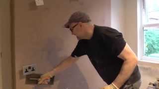 DIY How to plaster a wall  How to skim a chimney breast [upl. by Edwards245]