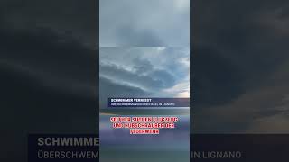 Gewitter in Lignano 63Jähriger Mann wird vermisst [upl. by Rayner]