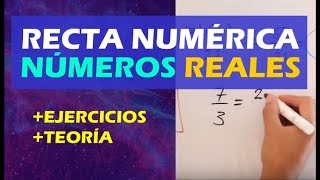 🌟 ¿QUE RECTA NUMÉRICA Y NÚMEROS REALES [upl. by Eldnek]