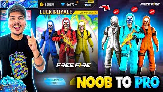 Free Fire Criminal Royale All Criminals In One Spin😍💎 Best Noob To Pro Garena Free Fire [upl. by Eeldarb]