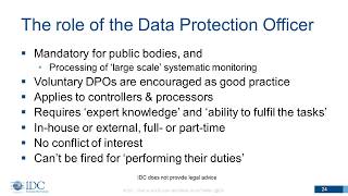 Cybersecurity Webinar quotA practical approach to GDPRquot [upl. by Haridan]