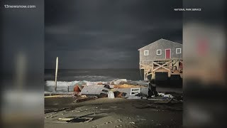 8th house collapses into ocean in Rodanthe [upl. by Jaclyn]