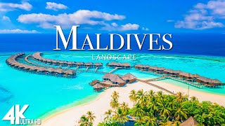 Maldives 4K UHD HDR  Relaxing Music Along With Beautiful Nature Videos 4K Video Ultra HD [upl. by Sclater]