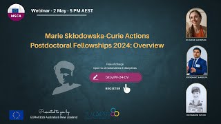 2024 Introduction to Marie SklodowskaCurie Actions Postdoctoral Fellowships [upl. by Ban]