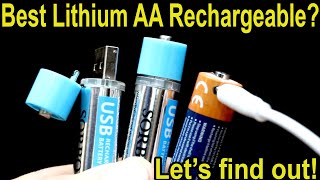 Which quotLithiumquot AA Rechargeable Battery is Best Lets find out [upl. by Eraste]