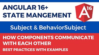 Angular 16 Subject vs Behavior Subject  State Management [upl. by Signe]