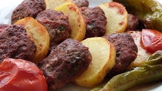 Oven Baked Meatballs Recipe  Turkish Meatballs in Oven [upl. by Koenraad]