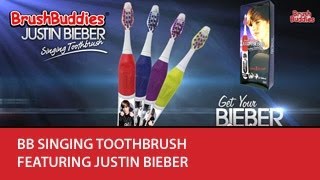 BrushBuddies Singing Toothbrush featuring Justin Bieber [upl. by Tennes893]