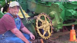 Fixing up the John Deere MC Crawler  Part 19  Removing the sprocket from the final drive [upl. by Mitman]