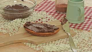 CREMA di NOCCIOLE e CACAO senza zucchero  RICETTA VELOCE  La Cucina di Lena [upl. by Arbuckle]