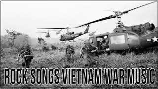 best rock songs vietnam war music best classic rock [upl. by Ahsiemak]