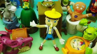 2001 BURGER KING RECALLED PINOCCHIO 8 FROM THE SHREK MOVIE COLLECTIBLES SET [upl. by Woll]