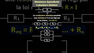 La résistance équivalente de plusieurs résistors [upl. by Cheney]