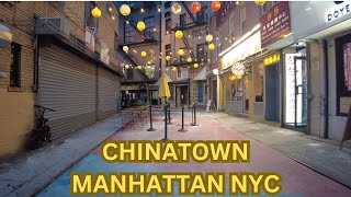 Life in Chinatown Manhattan New York City Walking Tour 4k [upl. by Adnertal]